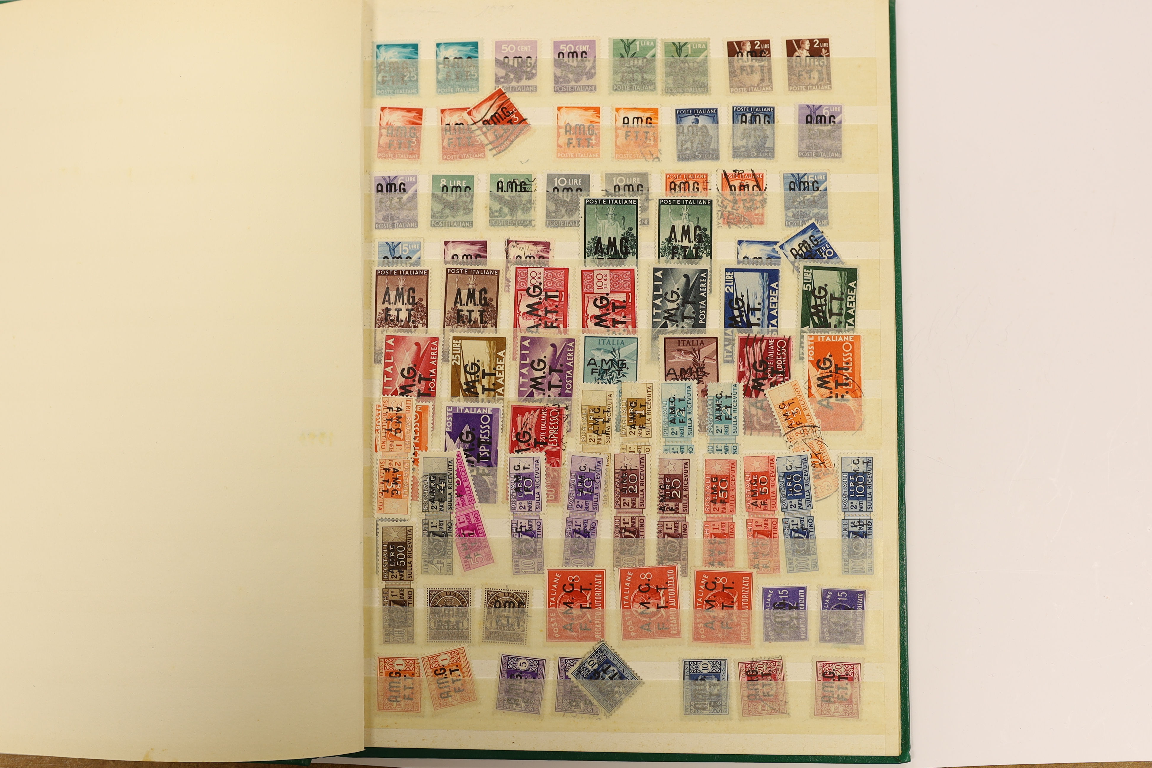 Various collections of stamps in nine albums and stockbooks Including France and Colonies, Latvia, Trieste, Norway, Estonia, etc.